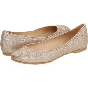 Chinese Laundry Goldilocks Flats - Blush Glitter
